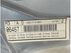 Recambio de elevalunas electrico delantero derecho para seat leon (1m1) 1.6 sports limited referencia OEM IAM 1M0837756 05074240