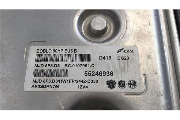 Recambio de centralita para fiat doblo ii (152) (2010) 1.3 d multijet referencia OEM IAM 55246936 AF0SDPN7M 
