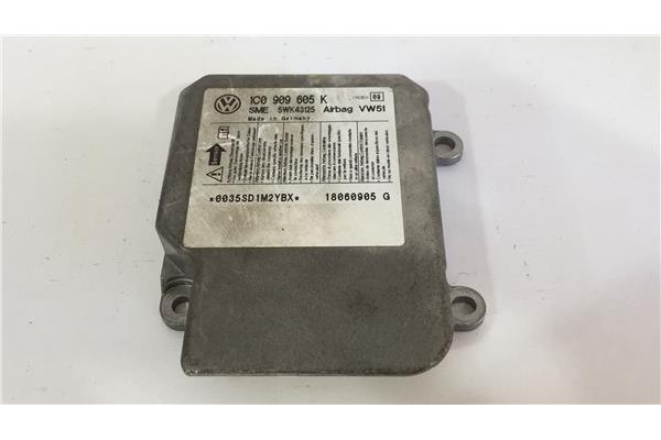 Recambio de centralita airbag para volkswagen polo (9n1)(2001) 1.4 16v referencia OEM IAM 1C0909605K 5WK43125 