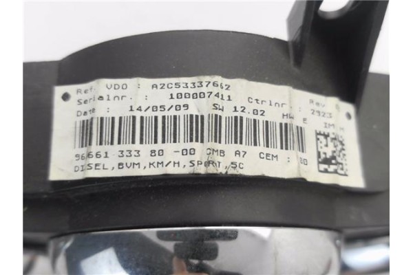 Recambio de cuadro completo para peugeot 207 1.6 hdi referencia OEM IAM A2C53337662  