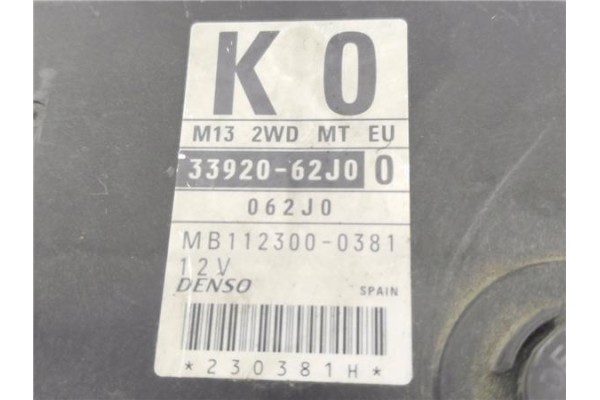 Recambio de centralita para suzuki swift iii (sg) 1.3 referencia OEM IAM M132WDMTEU 3392062J00 