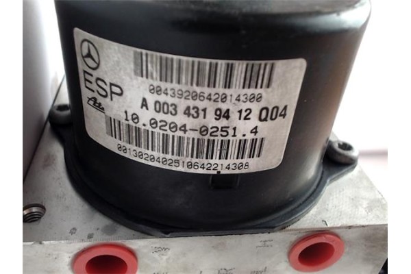 Recambio de nucleo abs para mercedes-benz clase c (bm 203) sportcoupe 2.0 c 180 (203.735) referencia OEM IAM A0034319412Q04 1002