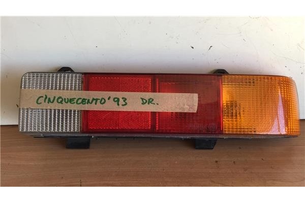Recambio de piloto trasero derecho para fiat cinquecento (170)(1993) 0.7 siena [0,7 ltr. - 22 kw] referencia OEM IAM 7629366  