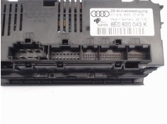Recambio de mandos climatizador para audi a4 berlina (8e) referencia OEM IAM 8E0820043K  