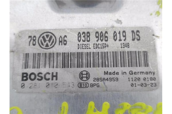 Recambio de centralita para volkswagen passat berlina (3b3) 1.9 tdi referencia OEM IAM 038906019DS 2,81E+08 