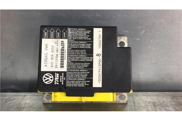 Recambio de centralita airbag para seat leon (1p1) 1.9 tdi referencia OEM IAM 3C0909605H 391129 