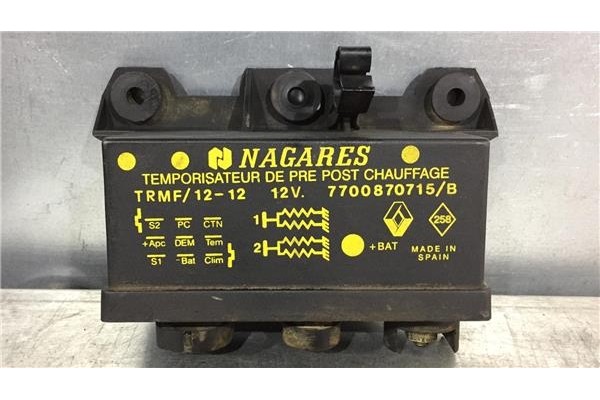 Recambio de caja precalentamiento para renault megane i (ba0/1_) 1.9 d eco (b/sa0u, ba0a) referencia OEM IAM 7700870715  