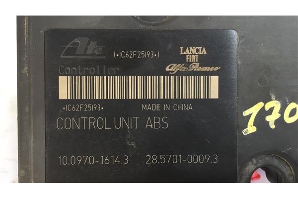 Recambio de nucleo abs para fiat doblo ii (152) (2010) 1.3 d multijet referencia OEM IAM 51902576 28570100093 