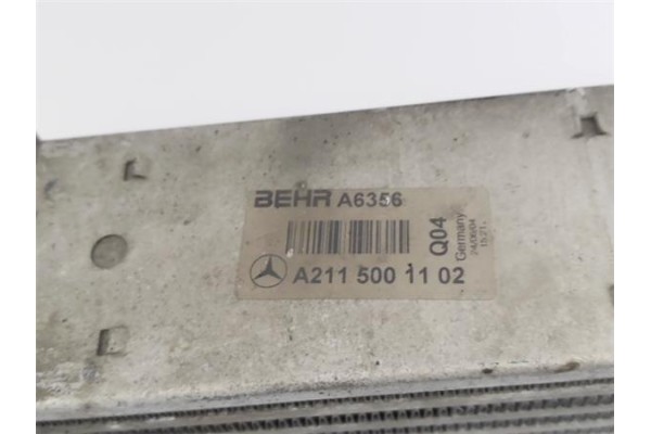 Recambio de intercooler para mercedes-benz clase e (bm 211) familiar 2.7 270 t cdi (211.216) referencia OEM IAM A2115001102 A635