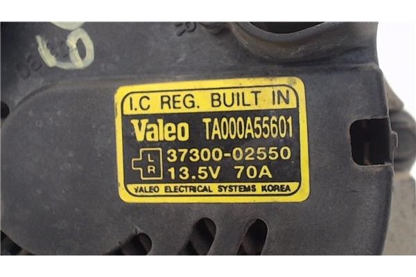 Recambio de alternador para hyundai getz (tb) 1.1 referencia OEM IAM 3730002550 TA000A55601 