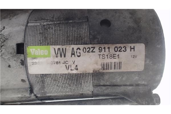 Recambio de motor arranque para skoda fabia (6y2/6y3) 1.9 tdi referencia OEM IAM 02Z911023H  