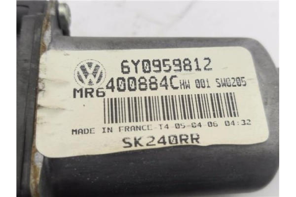 Recambio de motor elevalunas trasero derecho para skoda fabia (6y2/6y3) 1.9 tdi referencia OEM IAM 6Q0959812A 6Y0959812 