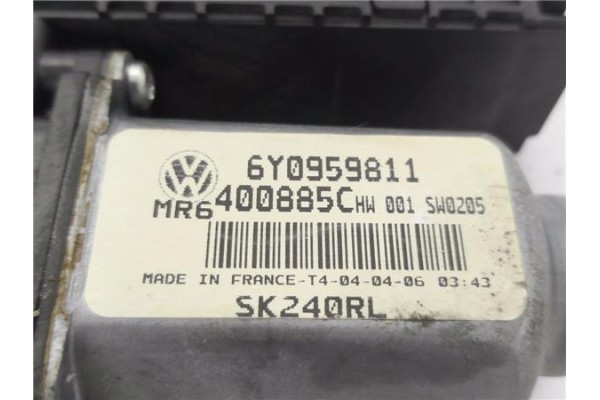 Recambio de motor elevalunas trasero izquierdo para skoda fabia (6y2/6y3) 1.9 tdi referencia OEM IAM 6Q0959811A 6Y0959811 