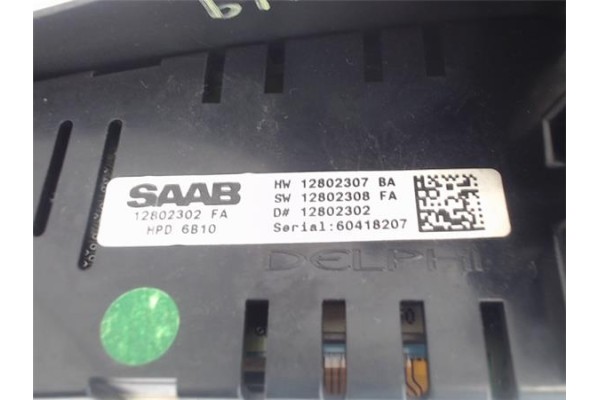 Recambio de reloj horario para saab 9-3 cabriolet 1.9 tid referencia OEM IAM 12802302  