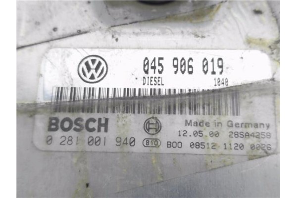 Recambio de centralita para volkswagen polo iii berlina (6n2) 1.4 trendline referencia OEM IAM 045906019 0281001940 