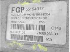 Recambio de centralita para fiat i doblo (119) 1.3 jtd referencia OEM IAM 55194017 7160003300 