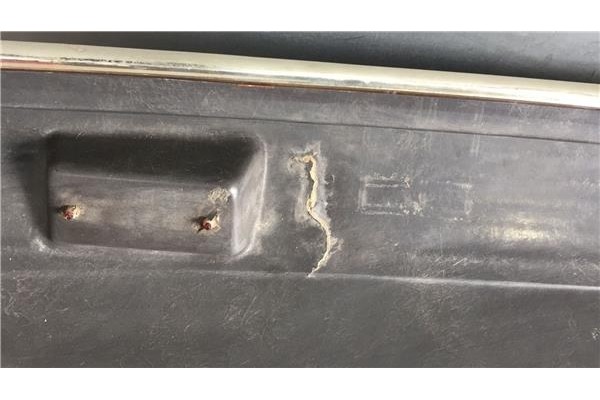 Recambio de paragolpes trasero para renault r 5 (r12) 0.9 básico / l (r 1221) referencia OEM IAM   