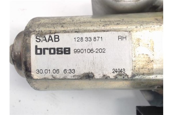Recambio de mecanismo elevalunas delantero derecho para saab 9-3 cabriolet 1.9 tid referencia OEM IAM 12832852  