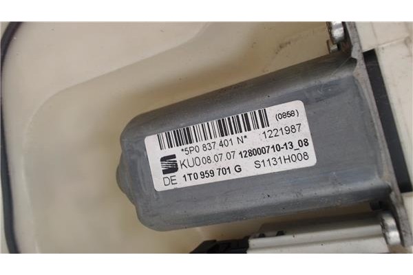 Recambio de mecanismo elevalunas delantero izquierdo para seat altea xl (5p5) 1.9 tdi referencia OEM IAM 1T0959701LZ1T F005S0029