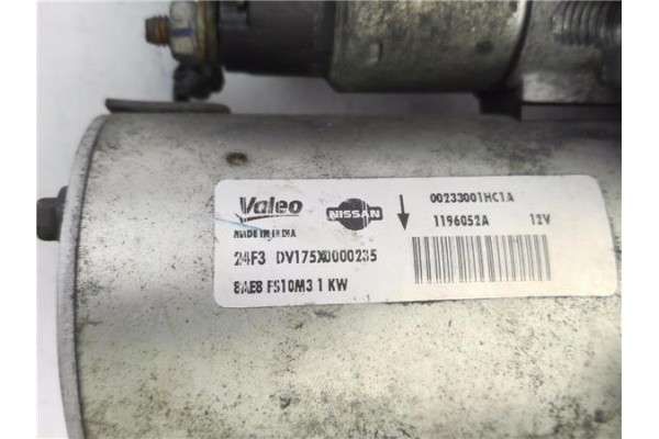 Recambio de motor arranque para nissan micra iv (k13k/kk) 1.2 acenta referencia OEM IAM 00233001HC1A  