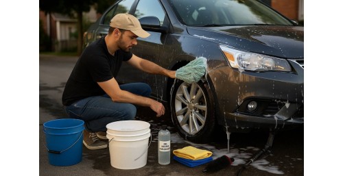 Cómo evitar los errores al lavar el coche